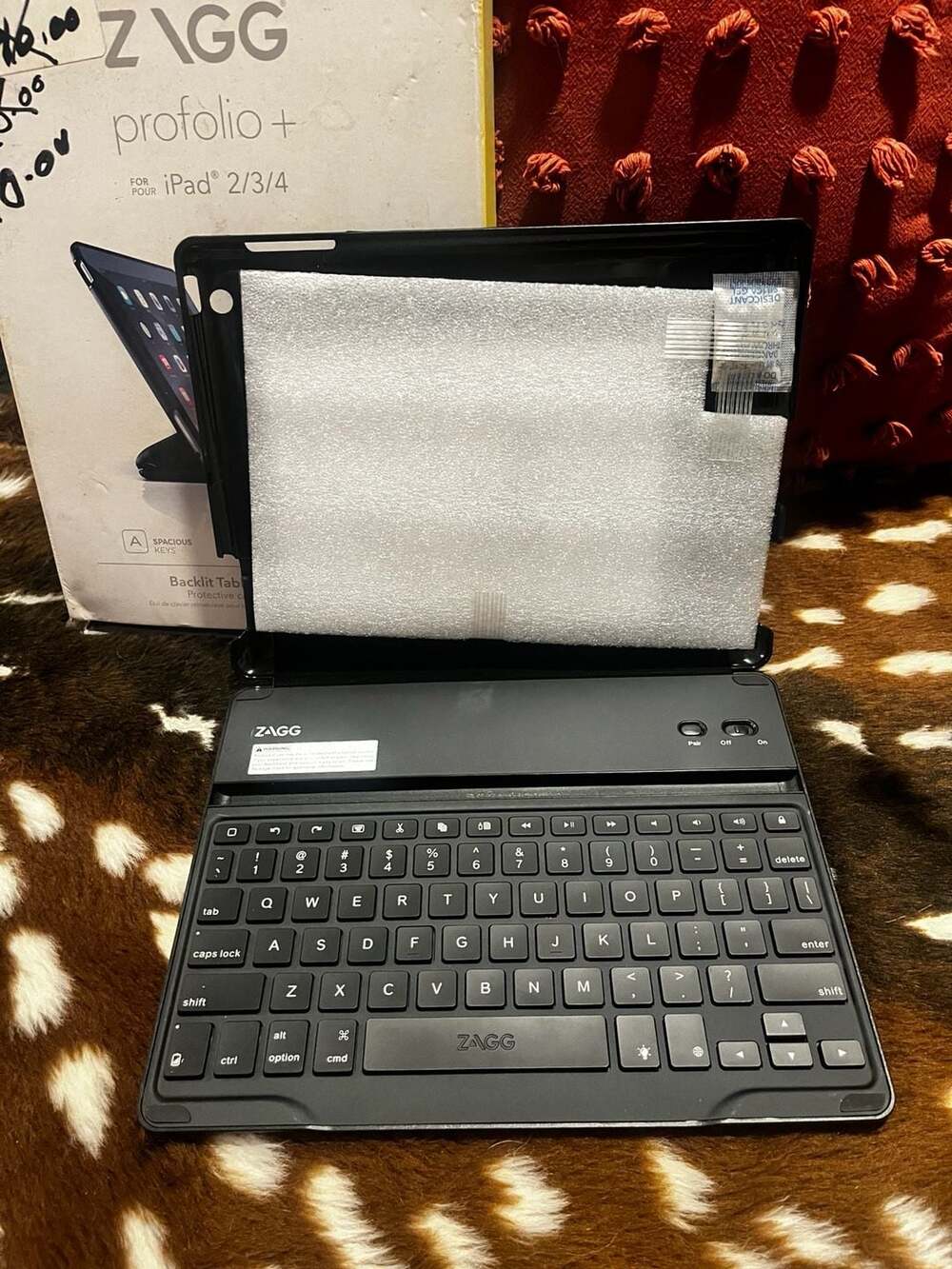 ZAGG Profolio+ Backlit Tablet Keyboard Case for iPad 2/3/4